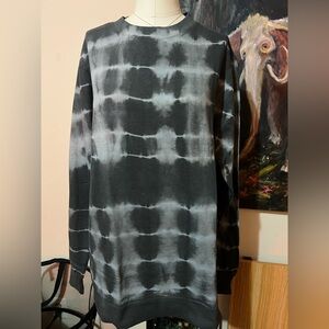 Men's Black Tie-Dye Shirt